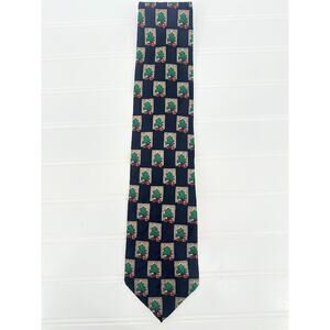 Cape Cod 58” Neckwear Novelty Christmas Tie Tree Holiday Pure‎ Silk Made in USA